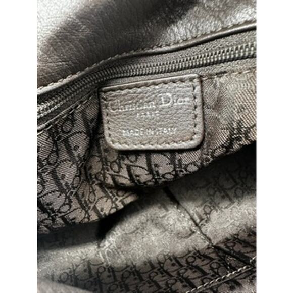 Christian Dior Brown Leather Ethnic Charm Tote*BEAUTIFUL SOFT LEATHER! - Picture 10 of 15